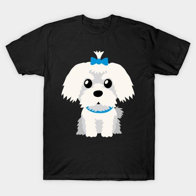 Maltese Dog - Gift For  Maltese Dog Owner  Maltese Dog Lover T-Shirt by HarrietsDogGifts